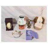 Watch Display Box, Candle, Brass Vase, Incense