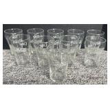 (10) Enjoy Coca Cola Coke Clear Glass Classic