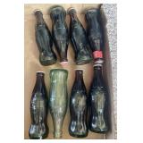 (8) Assorted Vintage Coca-Cola Bottles