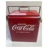 Retro Drink Red Coca Cola Cooler Icebox Metal 16ï¿½