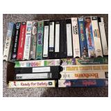 24 Assorted VHS Tapes
