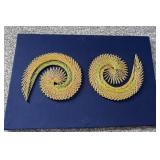 Handmade Spiral String Art Piece