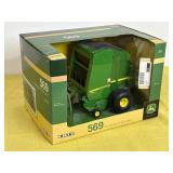 Ertl John Deere 569 Round Baler With Bale 1/26