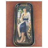 Vintage 1973 Coca-Cola Coke Rectangle Metal