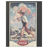 14 1/8ï¿½ x 8 1/2ï¿½ Metal Drink Coca-Cola 1990s