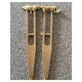 Vintage Wooden Crutches 33ï¿½
