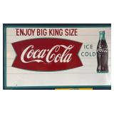 ORIGINAL NOT REPRODUCTION! COCA  COLA SIGN 55 1/2ï¿½