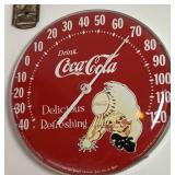 1984 Coca Cola Brand Thermometer The Tru Temp