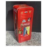 Retro Small Coca Cola Locker Tin with Lock and