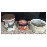 (3) Assorted Tins