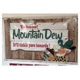 57 3/4ï¿½ x 34 1/8ï¿½ Vintage Metal Ya-hoo! Mountain