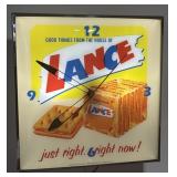 Vintage Lance Toastchee Light Up Pam Clock 15ï¿½ x