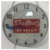 Vintage Sealtest Ice Cream Pam Clock 15ï¿½ (Works)