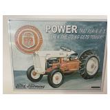 Ford Farming Power Tough Tractor Tin Metal Sign