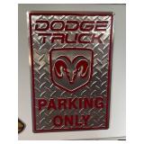 Dodge Truck Parking Only Metal Parking Sign 12ï¿½ x