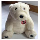 1993 Coca Cola Brand Plush Design Polar Bear 10ï¿½