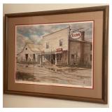 33ï¿½ x 26ï¿½ H.G. Greeneï¿½s Store Framed & Matted
