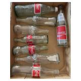 (8) Assorted Vintage Coca-Cola Bottles