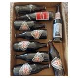 (9) Assorted Vintage Coca-Cola Bottles