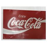 Vintage Metal Coca Cola Sign