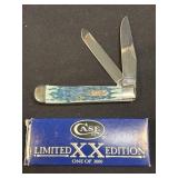 (SC) Case Blue Lagoon Bone Trapper 4-1/8" Closed
