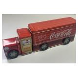 Coca Cola Three Compartments Tin Delivery Truck