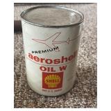 Vintage Premium Aeroshell Oil W 1Qt. (Full)