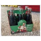 Vintage (6) Pack of Coca Cola Bottles Christmas