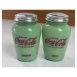 Coca-Cola Large Salt and Pepper Shaker Depression