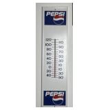 28ï¿½ x 7 1/4ï¿½ Metal Pepsi Thermometer