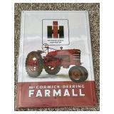 17ï¿½ x 12ï¿½ Metal International Harvester Farmall