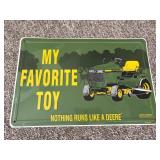 18ï¿½ x 12ï¿½ Metal John Deere Sign
