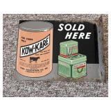 Early Kow-Kare Tonic and Conditioner Flange Metal