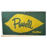 48ï¿½ x 25 1/2ï¿½ Vintage Powell MaxiMiser Sign