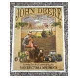 16ï¿½ x 12 1/2ï¿½ Metal John Deere Sign Made in USA