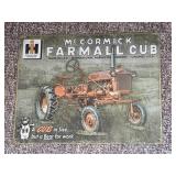 16ï¿½ x 12 1/2ï¿½ Metal McCormick Farmall Cub Sign