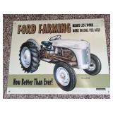 16ï¿½ x 12 1/2ï¿½ Metal Ford Farming Signs 1998