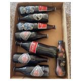 (8) Assorted Vintage Coca-Cola Bottles