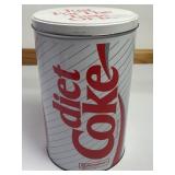 Diet Coca Cola popcorn tin container For just the