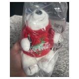 6ï¿½ Retro Polar Bear Coca-Cola In Red Sweater 1997