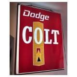 38 1/2ï¿½ x 30ï¿½ Illuminated Dodge Colt