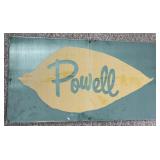 48ï¿½ x 25 1/2ï¿½ Metal Powell Sign