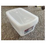 (3) 6.5 Qt. Rubbermaid Storage Containers