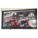 Lighted "A Vintage Gathering? Case Wall Decor