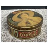 7ï¿½ x 3ï¿½ Vintage Coca Cola Round Collectible