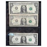 (SC) 3 $1 Star Notes