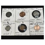 (SC) Six Error Coins