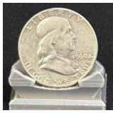 (SC) 1960 Silver Franklin Half Dollar 90% Silver