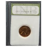 (SC) 1966-P Lincoln Penny 1c SMS70