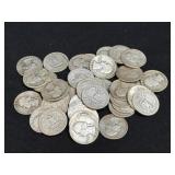 (SC) 1 Roll (40) Washington Quarters 90% Silver